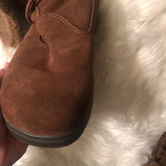 Report Brown Suede Fur Lines Boots - Picture 7 of 9